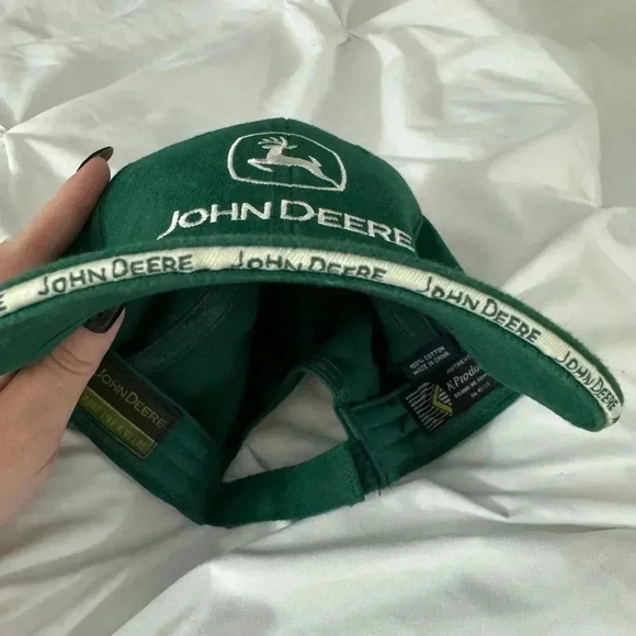 Vintage John Deere Baseball Dad Hat SnapBack Adjustable Velcro Closure - Picture 7 of 10
